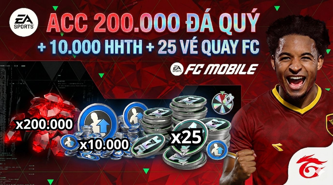 ACC 200.000 ĐÁ QUÝ KÈM 25 VÉ QUAY VÀ 10.000 HHTH ĐỒNG GIÁ 299K ( Best Seller )