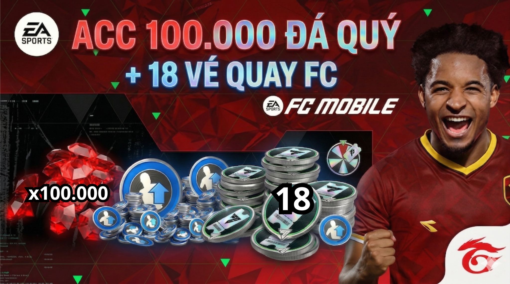 ACC 100.000 ĐÁ QUÝ + 18 VÉ QUAY ĐỒNG GIÁ 149K