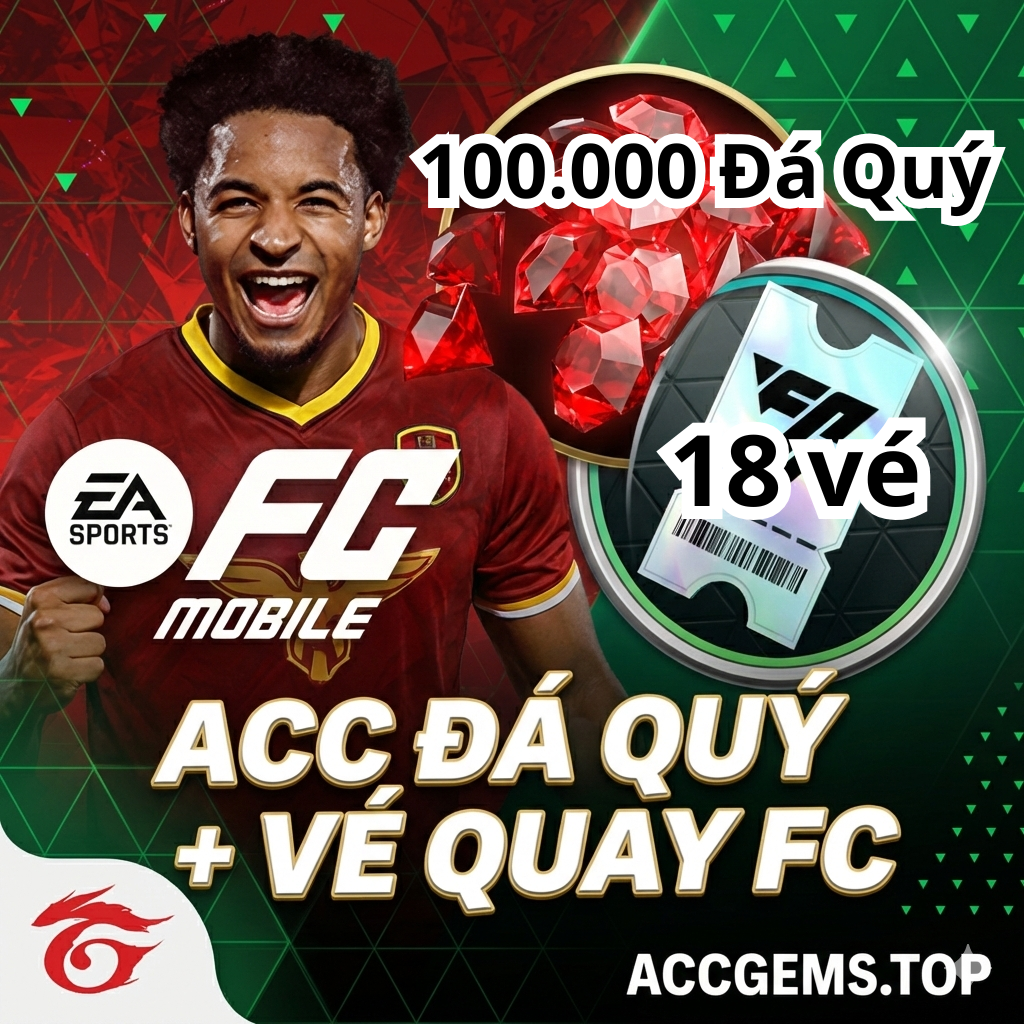 ACC 100.000 ĐÁ QUÝ + 18 VÉ QUAY ĐỒNG GIÁ 149K